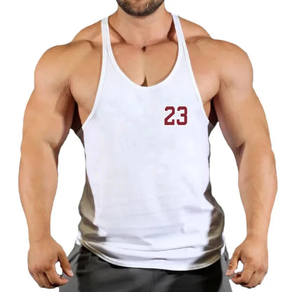 Sleeveless Sweatshirt Men'S Singlets Gym T-Shirts Suspenders Man Top for Fitness Vests Bodybuilding Shirt Stringer Clothing Vest