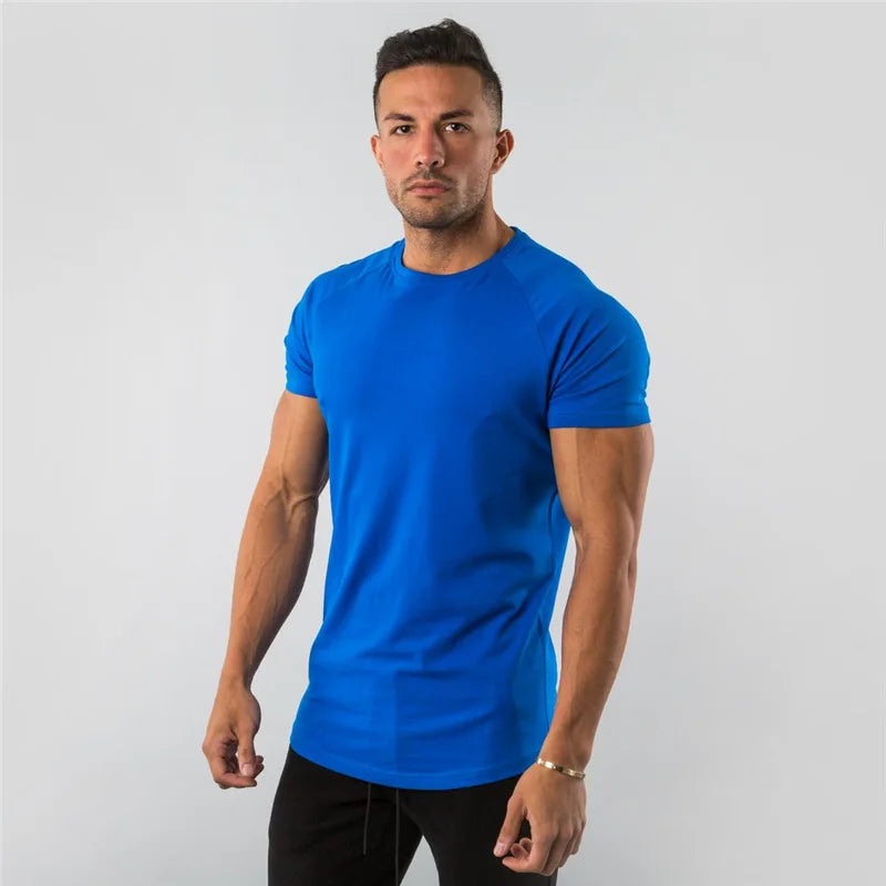 Men Training Football T Shirt Quick Dry Bodybuilding Gym T Shirts Short Sleeve Fitness Sport Shirt Running Top Man Sportswear