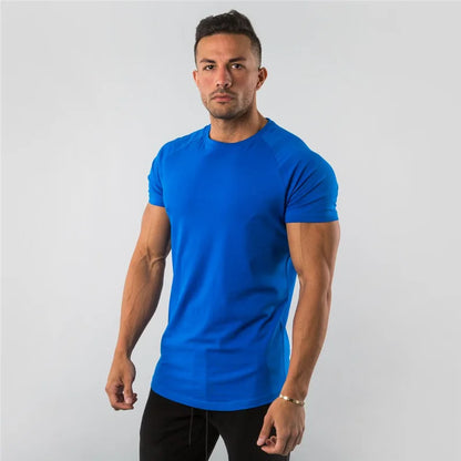 Men Training Football T Shirt Quick Dry Bodybuilding Gym T Shirts Short Sleeve Fitness Sport Shirt Running Top Man Sportswear
