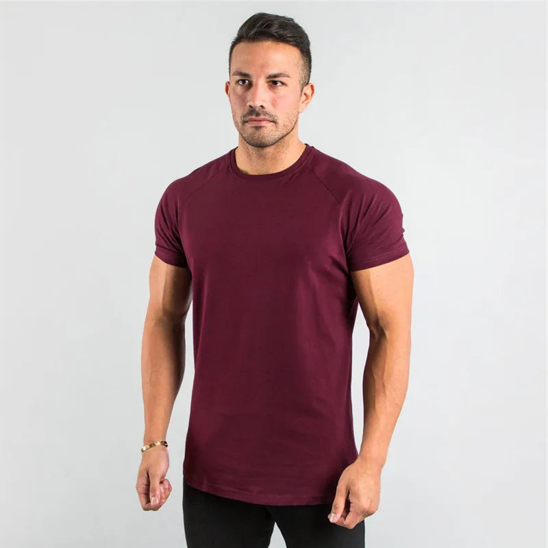 Men Training Football T Shirt Quick Dry Bodybuilding Gym T Shirts Short Sleeve Fitness Sport Shirt Running Top Man Sportswear