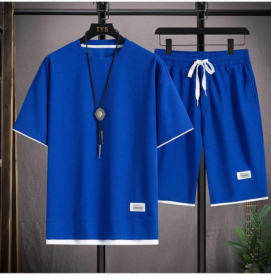 Sportswear Set Sports Man Tights Workout Suit Men'S Tracksuit Moisture Wicking Jogging Gym T-Shirts Pants Shorts Clothing Outfit