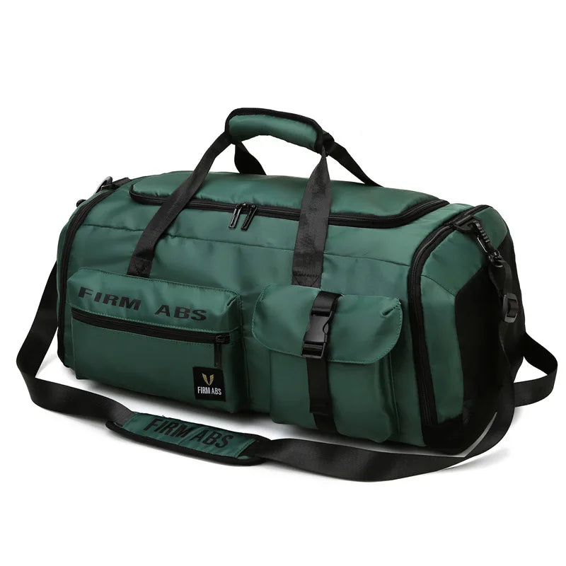 Gym Bag with Shoe Compartment Large Capacity Sport Fitness Duffle Bag Outdoor Travel Backpack Weekend Workout Tote for Men Women