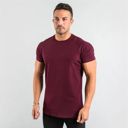 Men Training Football T Shirt Quick Dry Bodybuilding Gym T Shirts Short Sleeve Fitness Sport Shirt Running Top Man Sportswear