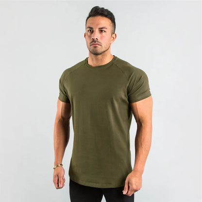 Men Training Football T Shirt Quick Dry Bodybuilding Gym T Shirts Short Sleeve Fitness Sport Shirt Running Top Man Sportswear
