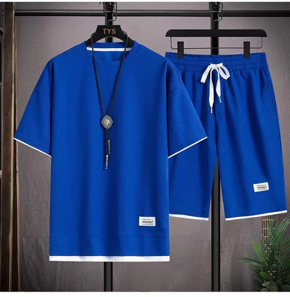 Sportswear Set Sports Man Tights Workout Suit Men'S Tracksuit Moisture Wicking Jogging Gym T-Shirts Pants Shorts Clothing Outfit