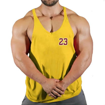Sleeveless Sweatshirt Men'S Singlets Gym T-Shirts Suspenders Man Top for Fitness Vests Bodybuilding Shirt Stringer Clothing Vest